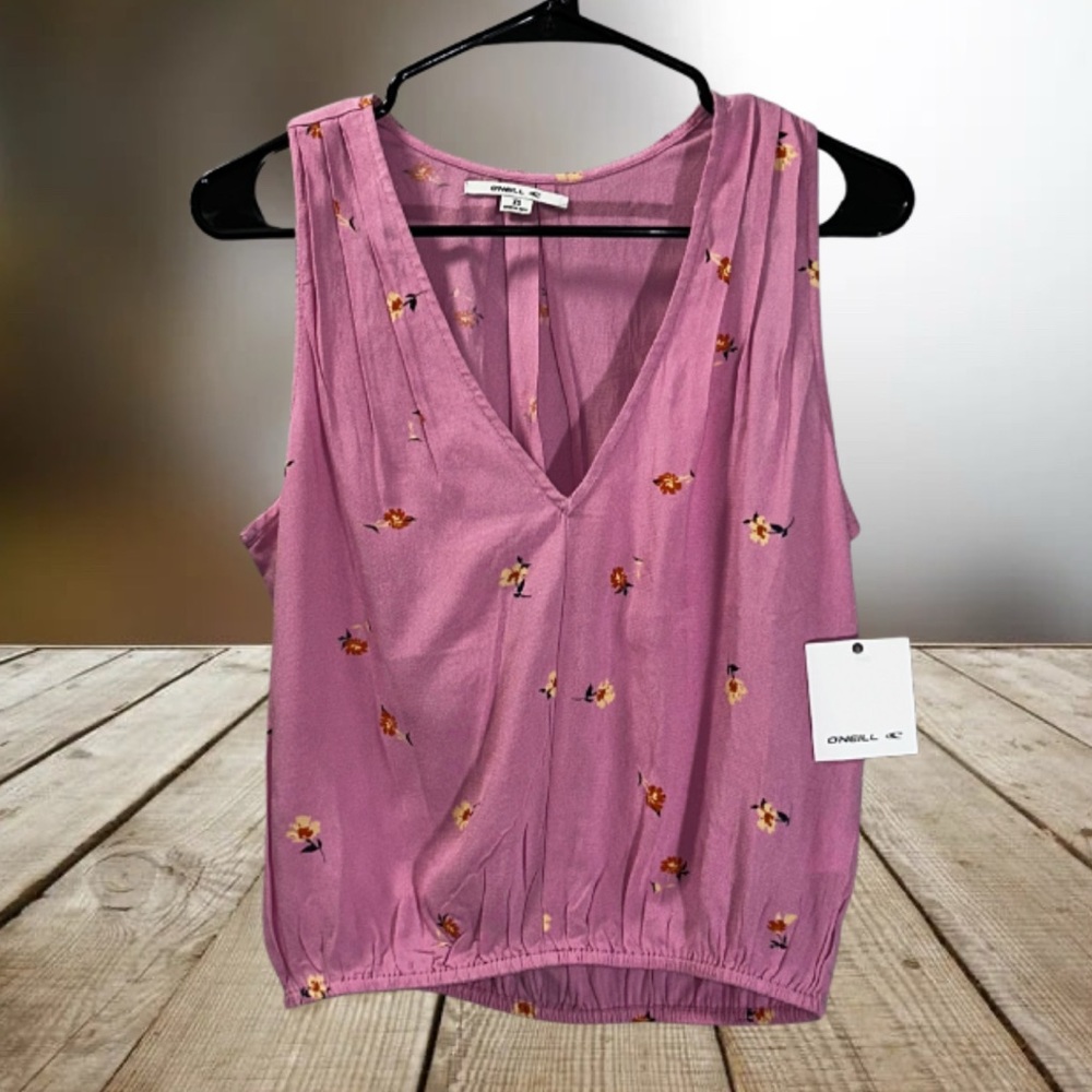 O'Neill Women's Pink Floral Top